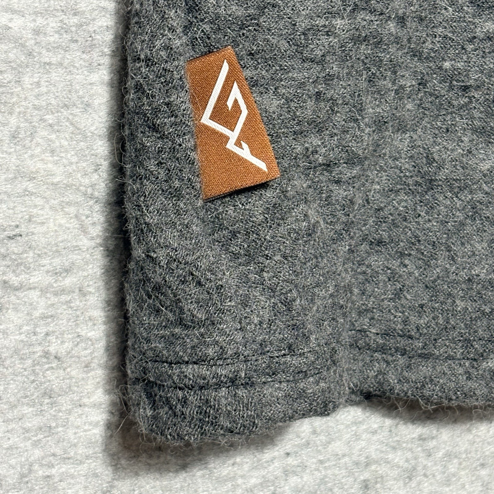 Appalachian Gear Company 100% Alpaca Hoodie Xs Gray Usa Hiking Gorpcore Trail — image 3 of 8